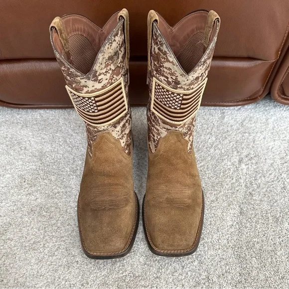 Ariat Camo Patriotic Boots - Picture 4 of 13